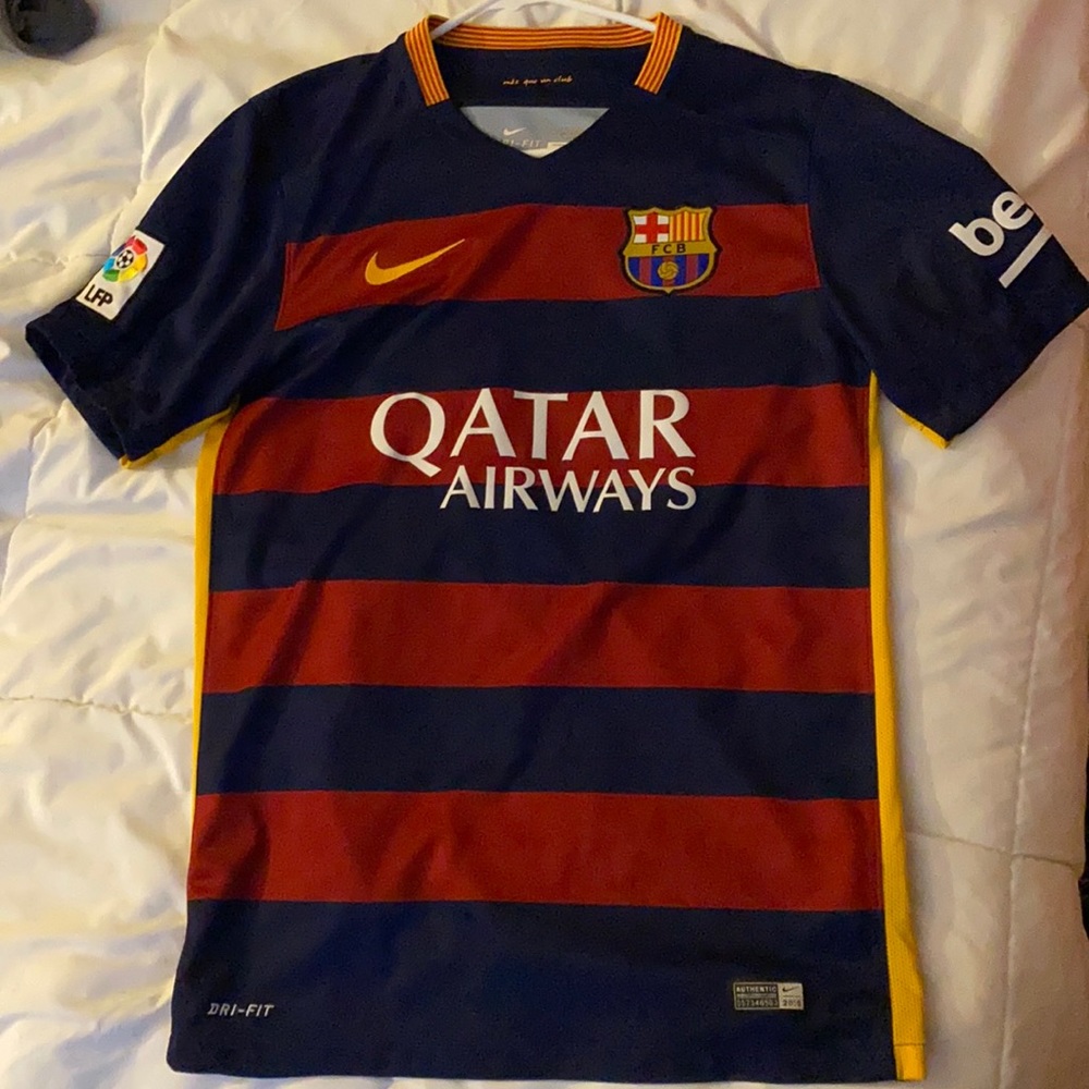 Barcelona jersey. Official. Not fake.